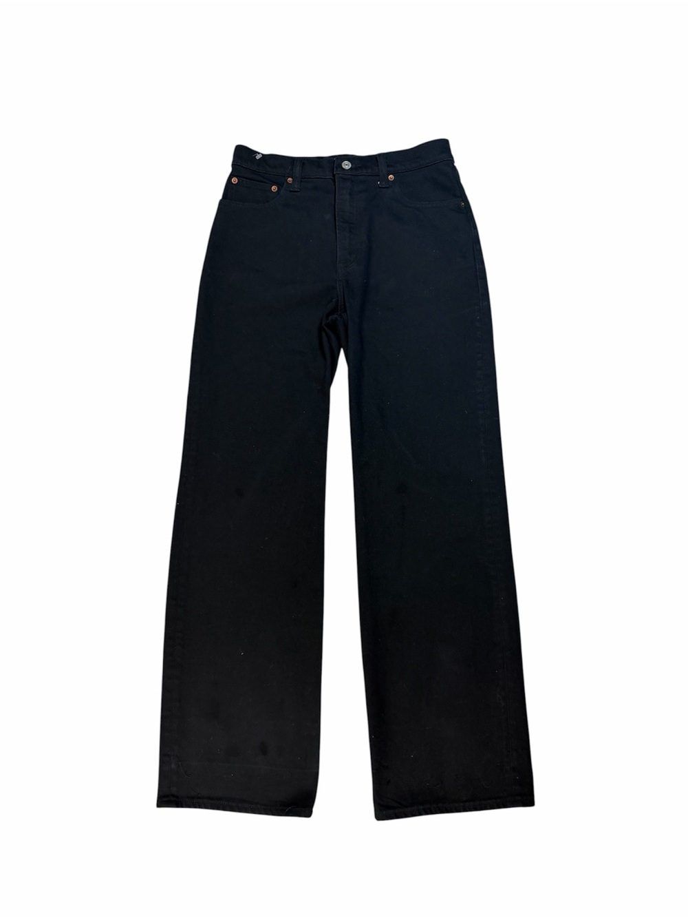 Abercrombie & Fitch Black Wide-Leg Jeans